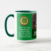 St Patrick's Day Irish Gangster Personalisiertes G Tasse (Links)