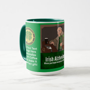 St Patrick's Day Irish Gangster Personalisiertes G Tasse