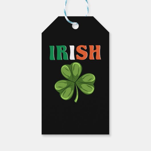St. Patrick's Day - Irish Geschenkanhänger (Rückseite)