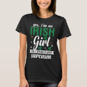 St Patricks Day, Irish Girl Cooler T - Shirt (Vorderseite)