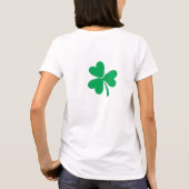 St Patricks Day Irish Girl T-Shirt (Rückseite)