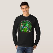 St Patrick's Day Irish Gnome Drink Wine Shamrock R T-Shirt (Vorne ganz)
