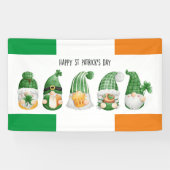 St. Patrick's Day Irish Gnomes Banner (Horizontal)