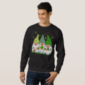 St Patricks Day Irish Gnomes Leprechauns Funky St  Sweatshirt (Vorne ganz)
