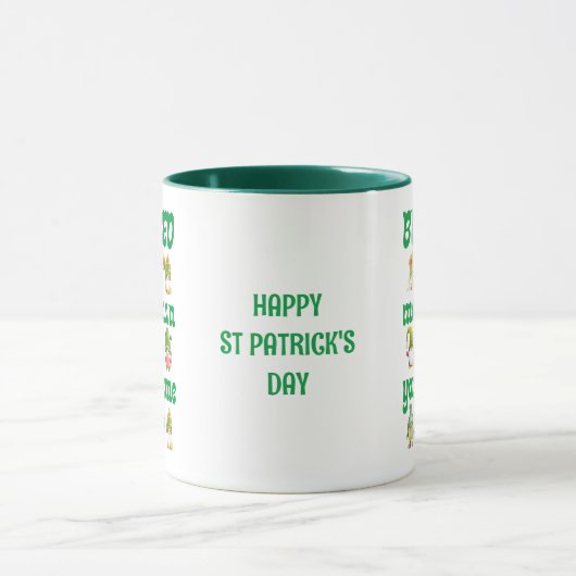 St Patrick's Day Irish Gnomes Tasse (Zentrum)