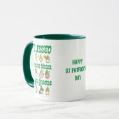 St Patrick's Day Irish Gnomes Tasse (Vorderseite Links)