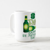St. Patrick's Day Irish Green Glück Kleeblatt Kaffeetasse (Vorderseite Links)