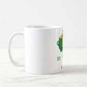 St. Patrick's Day Irish Green hat Glück Kleeblatt Kaffeetasse (Links)