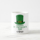 St. Patrick's Day Irish Green Hut Glück Kleeblatt Kaffeetasse (Mittel)