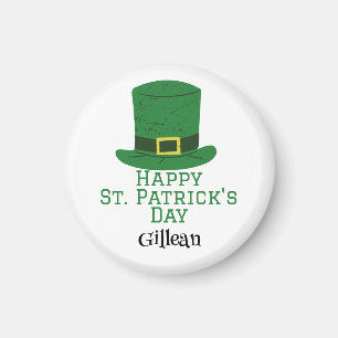 St. Patrick's Day Irish Green Hut Glück Kleeblatt Magnet