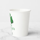 St. Patrick's Day Irish Green Hut Glück Kleeblatt Pappbecher (Links)