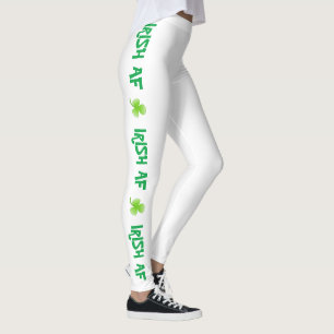St Patrick's Day Irish Green Kleeblatt Leggings