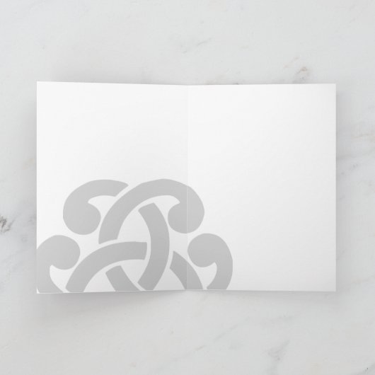 St Patricks Day Irish Hand Heart Kleeblatt Card Karte (Innenseite)