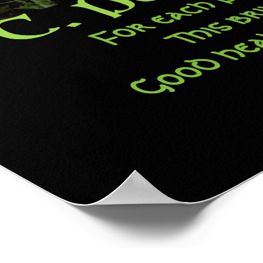 St Patricks Day Irish Hand Heft Kleeblatt S Poster (Ecke)