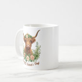 St Patricks Day Irish Highland Kuh Green Clove Kaffeetasse (Vorderseite Links)