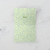 St. Patrick's Day Irish Hochzeit Danke (Innenseite)