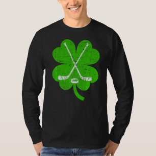 St Patricks Day Irish Hockey Kleeblatt Costume Boy T-Shirt