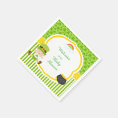 St Patrick's Day Irish Holiday Boy Baby Shower Serviette (Ecke)