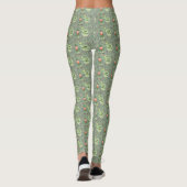 St. Patrick's Day Irish in Heart Print Leggings (Rückseite)