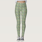 St. Patrick's Day Irish in Heart Print Leggings (Vorderseite)