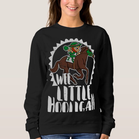 St Patrick's Day Irish Ireland Booze Gaelic Drinki Sweatshirt (Vorderseite)