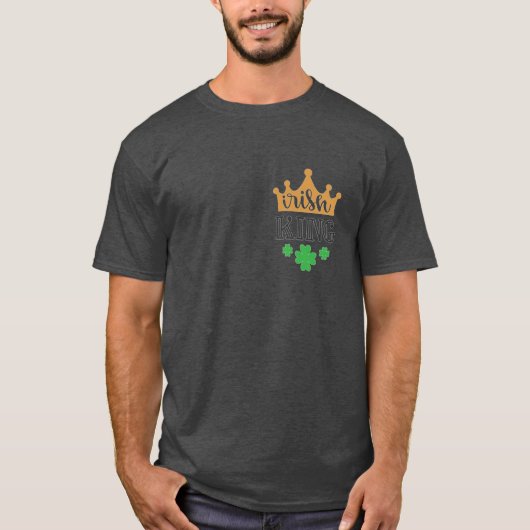 St Patrick's Day Irish King FunnyT-Shirt T-Shirt (Vorderseite)
