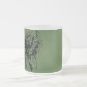 St. Patrick's Day Irish Kleeblatt Bouquet Mattglastasse (VorderseiteRechts)