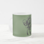 St. Patrick's Day Irish Kleeblatt Bouquet Mattglastasse (Vorderseite Links)