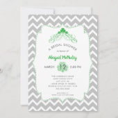 St Patrick's Day IRISH Kleeblatt Brautparty Einladung (Vorderseite)