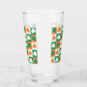 St. Patrick's Day Irish Kleeblatt Clover Beer Glas (Links)