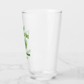St Patricks Day Irish Kleeblatt Clover Liebe Pint Glas (Links)