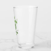 St Patricks Day Irish Kleeblatt Clover Liebe Pint Glas (Links)