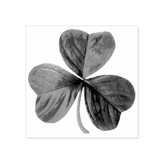 St Patrick's Day Irish Kleeblatt Gummistempel (Prägung)