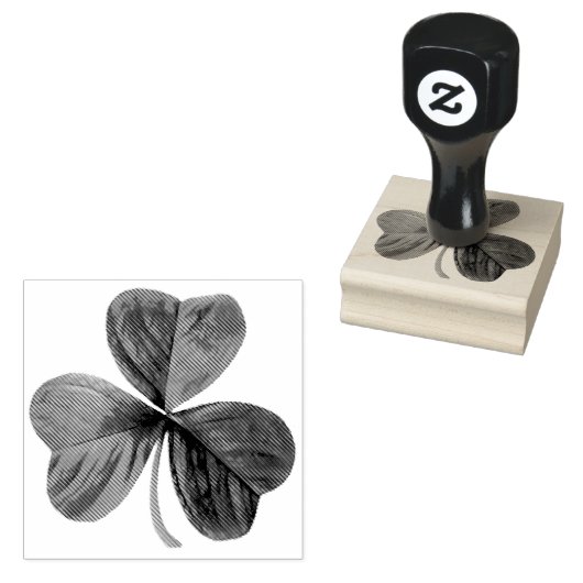St Patrick's Day Irish Kleeblatt Gummistempel (Stempel)