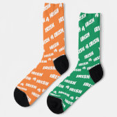 St Patricks Day Irish Kleeblatt Odd Socken (Linkes Detail)