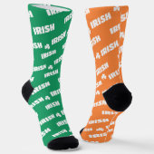 St Patricks Day Irish Kleeblatt Odd Socken (Gewinkelt)