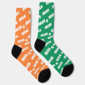 St Patricks Day Irish Kleeblatt Odd Socken (Rechts)