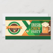 St Patrick's Day Irish Kleeblatt Party