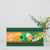 St Patrick's Day Irish Kleeblatt Party (Stehend Vorderseite)