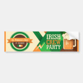 St Patrick's Day Irish Kleeblatt Party Autoaufkleber (Vorne)