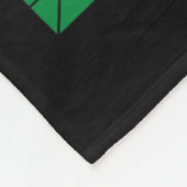 St Patricks Day Irish Kleeblatt Shenanigan Irland Fleecedecke (Ecke)