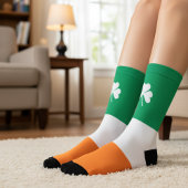 St Patricks Day Irish Kleeblatt Socken