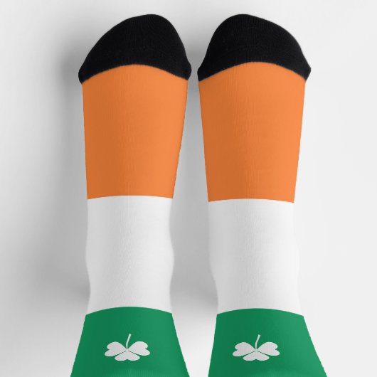 St Patricks Day Irish Kleeblatt Socken (Oben)