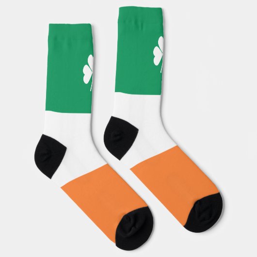 St Patricks Day Irish Kleeblatt Socken (Rechts)