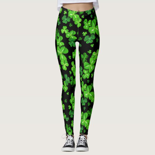 St. Patrick's Day Irish Kleeblatts MusterLeggings Leggings (Vorderseite)
