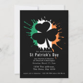 St Patricks Day Irish Kleeblatts und Shenanigans Einladung (Vorderseite)