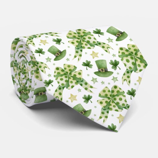 St Patricks Day Irish Krawatte (Gerollt)