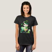 St Patrick's Day Irish Lama Happy St Patrick's T-Shirt (Vorne ganz)