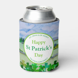 St Patrick's Day Irish Landscape Family Name Dosenkühler