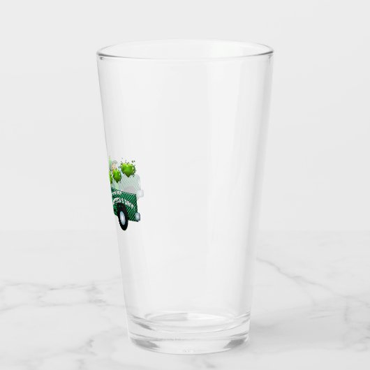 St Patricks Day Irish Leprechaun Funny Beer Pint Glas (Links)